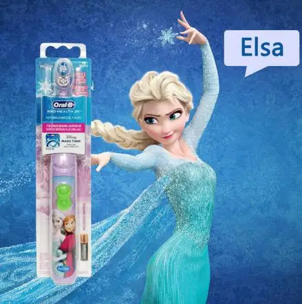 OralB Детская электрическая зубная щетка уход за деснами вращение живучесть