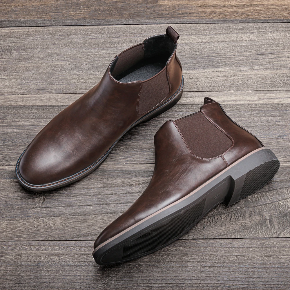 

40~46 chelsea boots men brand comfortable 2021 fashion men boots #KD5233