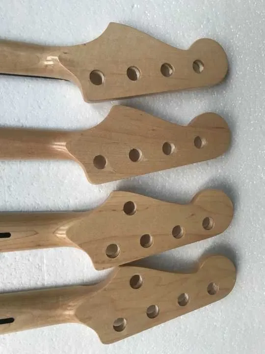 4 \ 5 Струны электрический guiatr бас-головка, DIY бас-головка, Кленовая шея, черный \ оболочка инкрустация грифа