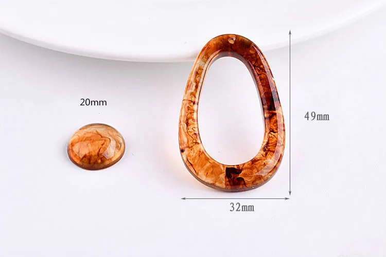 Японские и корейские антикварные ювелирные изделия имитация янтарного акрила