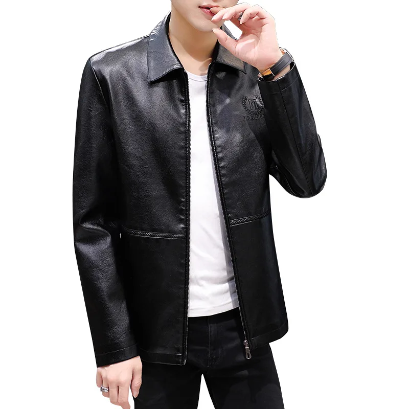 

2020 Fall high quality new men leather breathable don't peel wear-resisting durable and comfortable soft plus-size