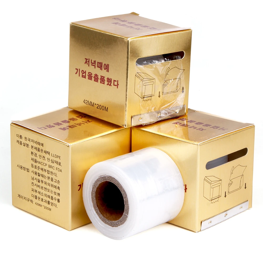 

1/2/3 Rolls Tattoo Clear Wrap Cover Preservative Film Disposable Lip Eyebrow Film Tape Permanent Makeup Microblading Accessory