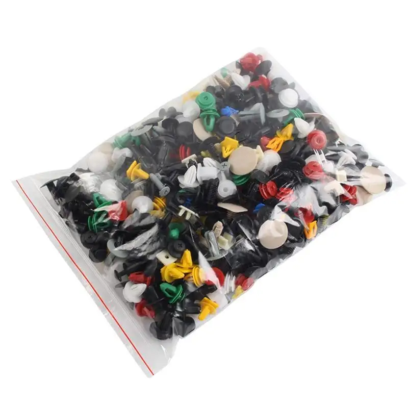 500 шт./компл. смешанный Автомобильный крепеж накладка на дверь панель заклепка