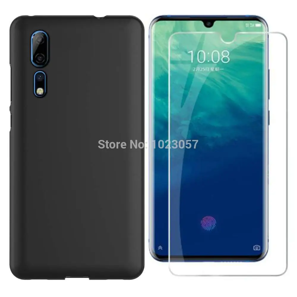 Чехол для Axon10 Pro A2020 чехол zte 5G Мягкий силиконовый телефона с закаленным стеклом |