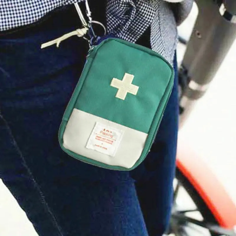 

Outdoor Hiking Camping Survival Travel Emergency First Aid Kit Rescue Bag Case