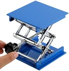 Алюминиевый подъемный фрезерный станок, стол, деревообрабатывающее оборудование, гравировальная лабораторная подъемная стойка, ручная подъемная платформа, столярные инструменты