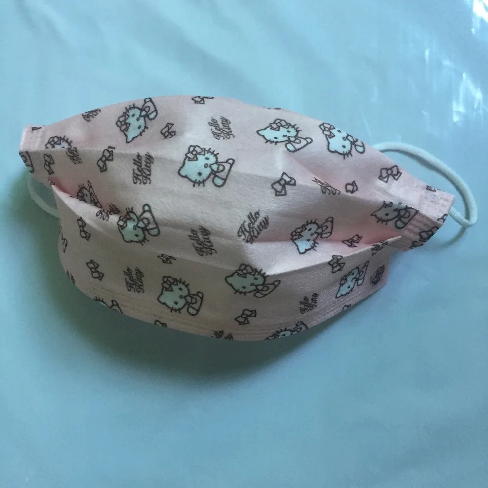 20 упаковок/200 шт Kawaii взрослых детей мультфильм одноразовая маска для лица пыленепроницаемый туман доказательство Милая маска вечерние блага