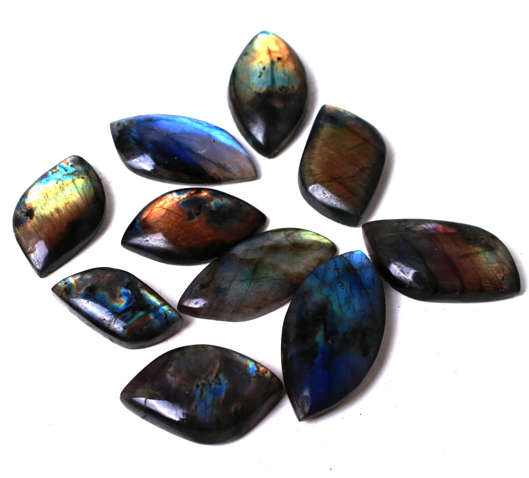 1 шт. в упаковке разноцветные воздушные юбки вспышка/огонь лабрадорит подвеска