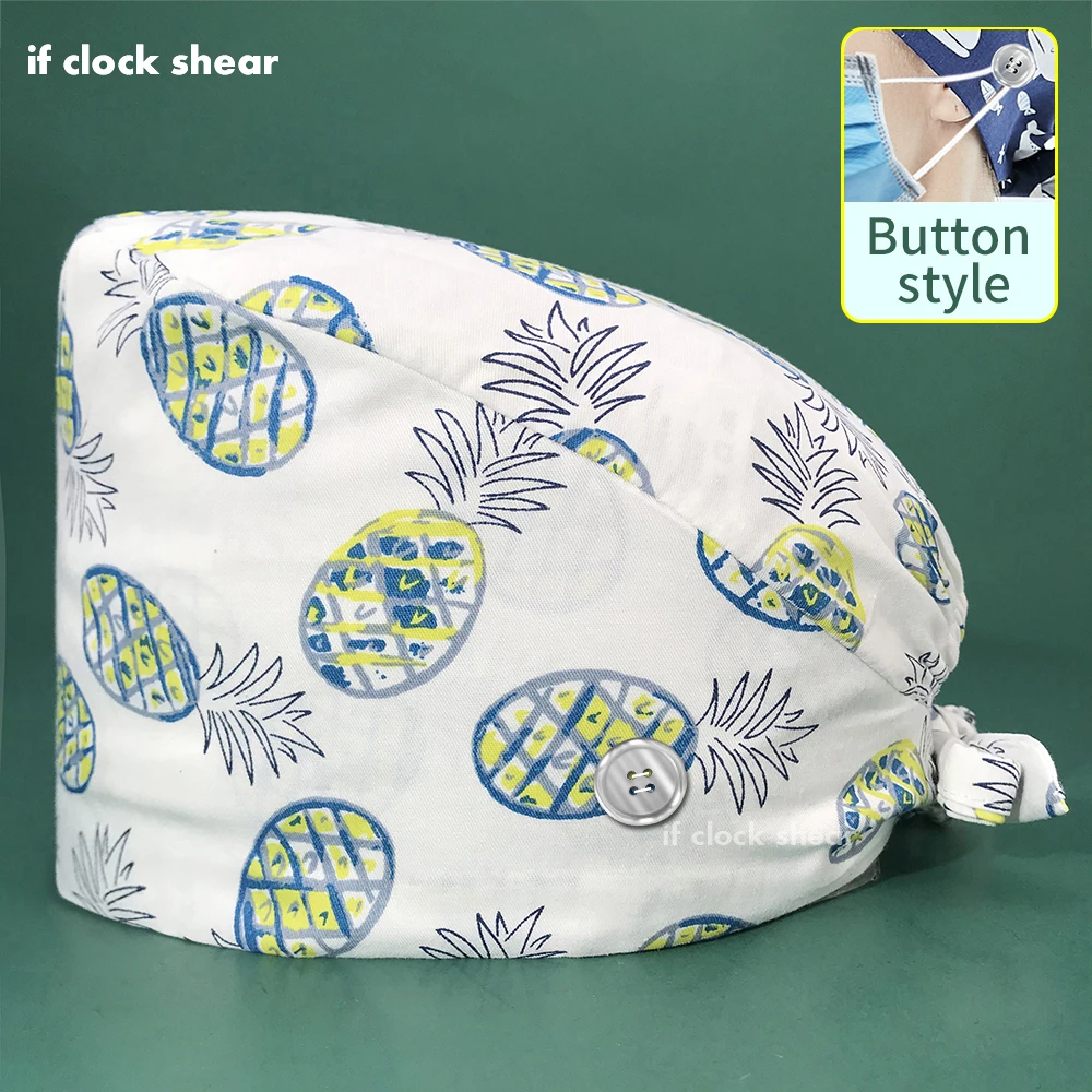 

Разноцветные хлопковые Tieback МЕДИЦИНСКАЯ ХИРУРГИЧЕСКАЯ ШАПОЧКА больничное Шапки медсестра стоматолог косметичка животное клиника скрабы г...