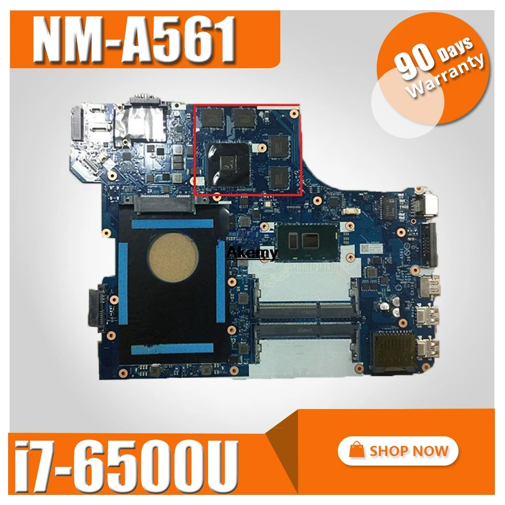 BE560 NM-A561 для ноутбука материнская плата For Lenovo ThinkPad E560 15 6 &quot01AW106 i7-6500U процессор Radeon