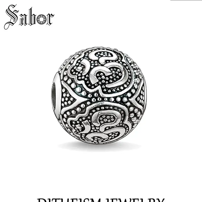 Мужские DIY бусы Подвеска-ом 2020 новые серебряные ювелирные изделия винтажный