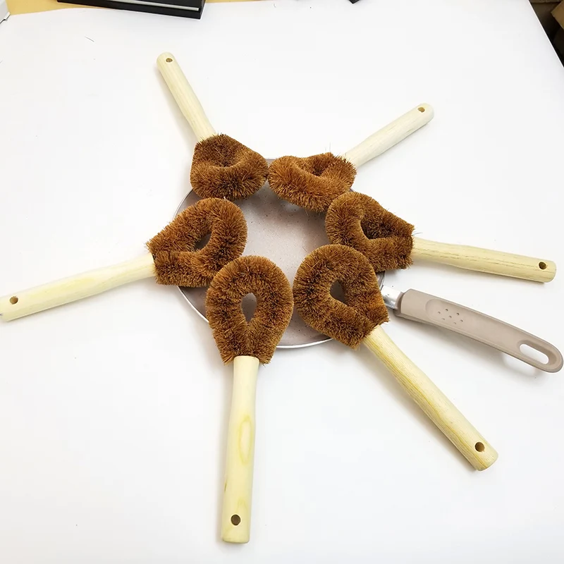 Щетка для мытья кокосового волокна антипригарная чаша масла щетка кухни | Дом и