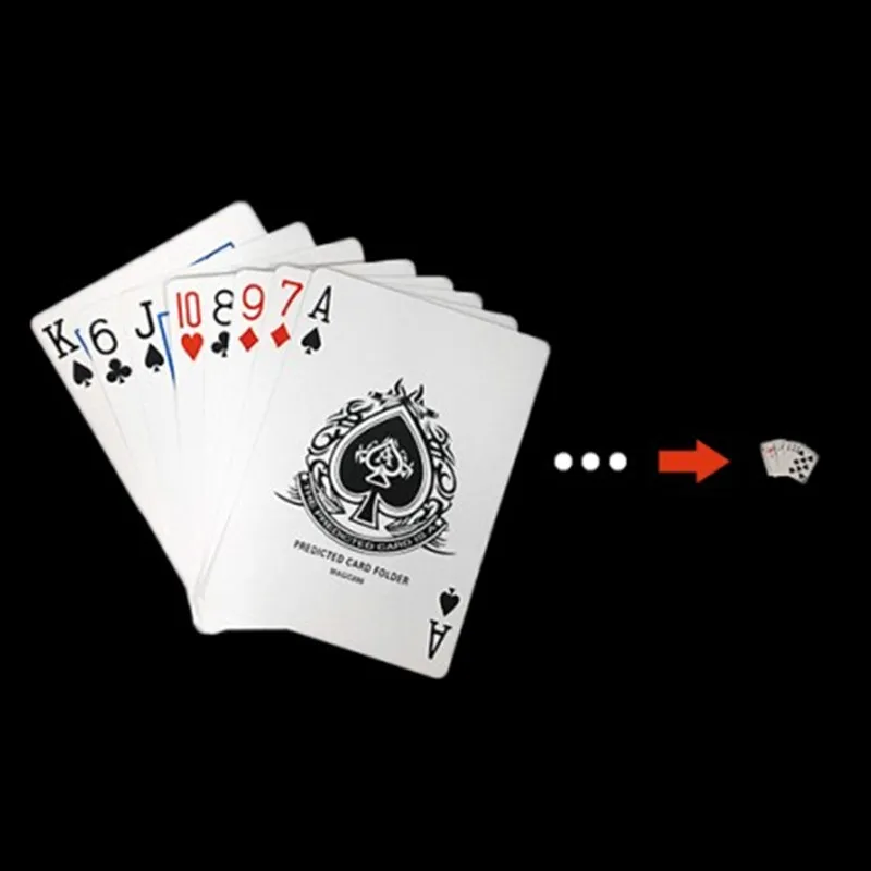 

Jumbo Shrinking Cards (Stage Size) Magic Tricks Illusions Fun Visual Magic Effect Cards Disappearing Classic Magic Props Gimmick