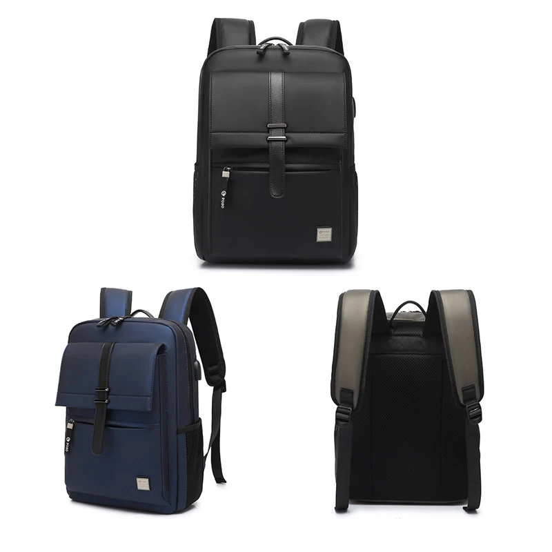 Мужской рюкзак для ноутбука 15 6 дюйма черный водонепроницаемый деловой дорожный