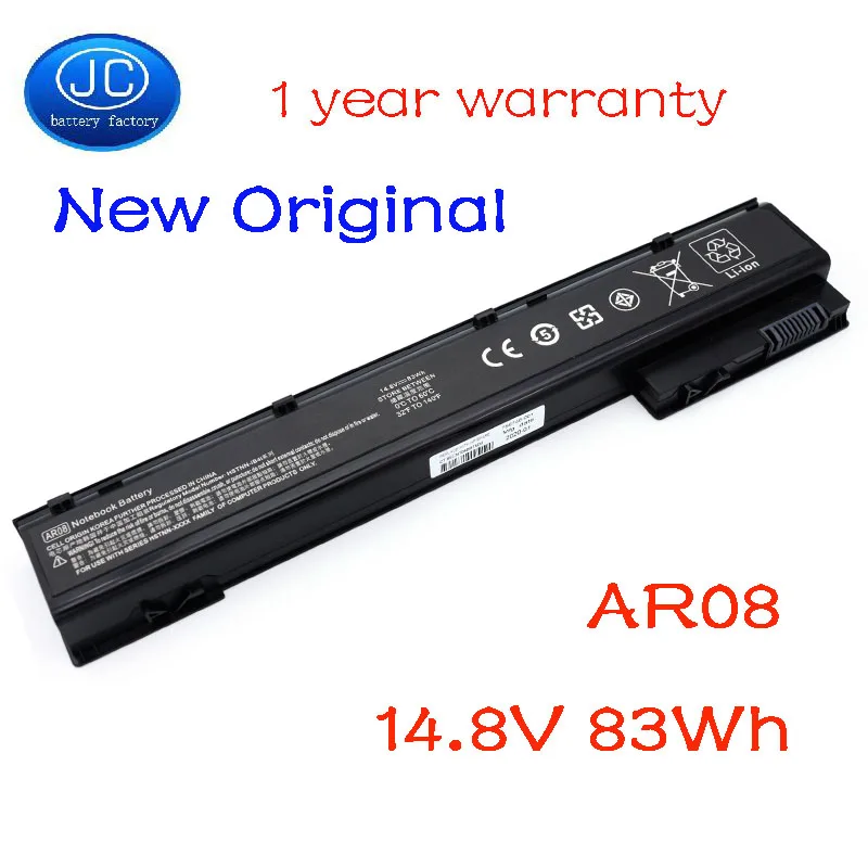 

JC Новый оригинальный 14,8 V 83wh AR08XL AR08 ноутбук Батарея для HP ZBook 15 17 G1 G2 HSTNN-IB4H 707614-141