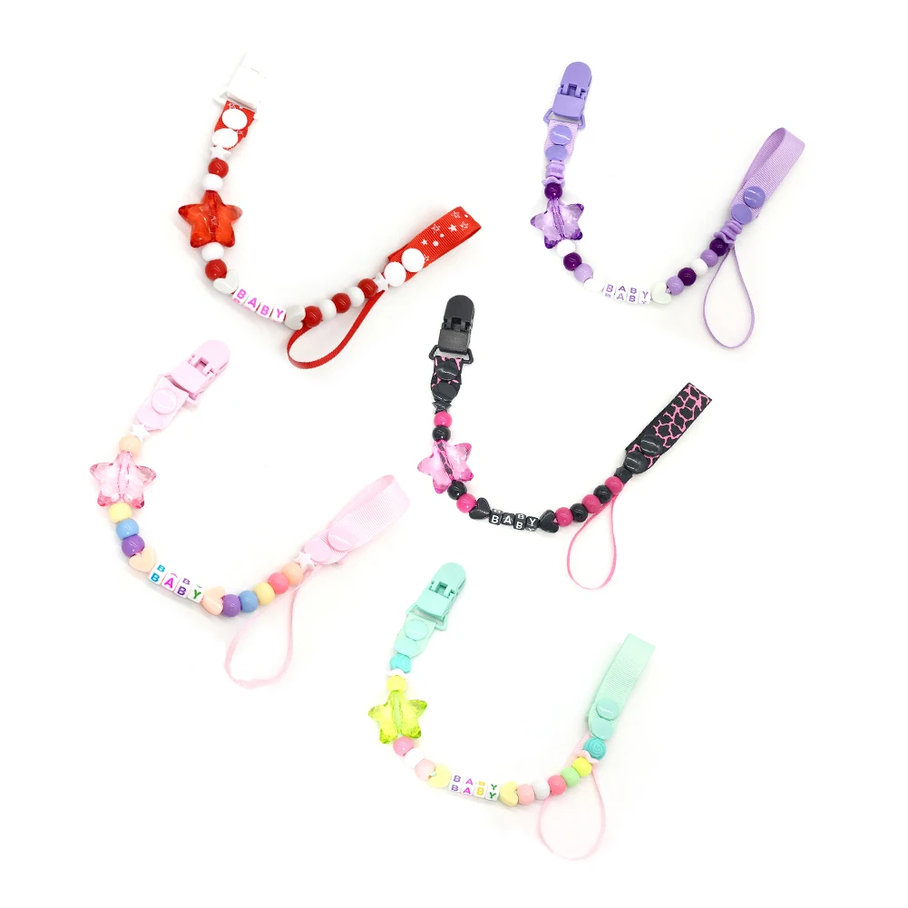 

Baby Pacifier Chain Gutta-Percha Chain Anti-Defense Acrylic Beading For Nipple Baby Pacifier Holder 1 PC Green Justifiable
