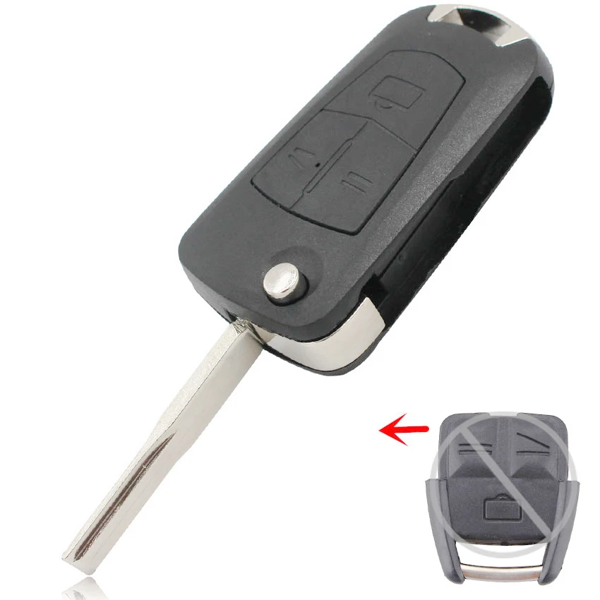 Чехол для выкидного ключа с дистанционным управлением Vauxhall Opel Astra H Corsa D Vectra C Zafira