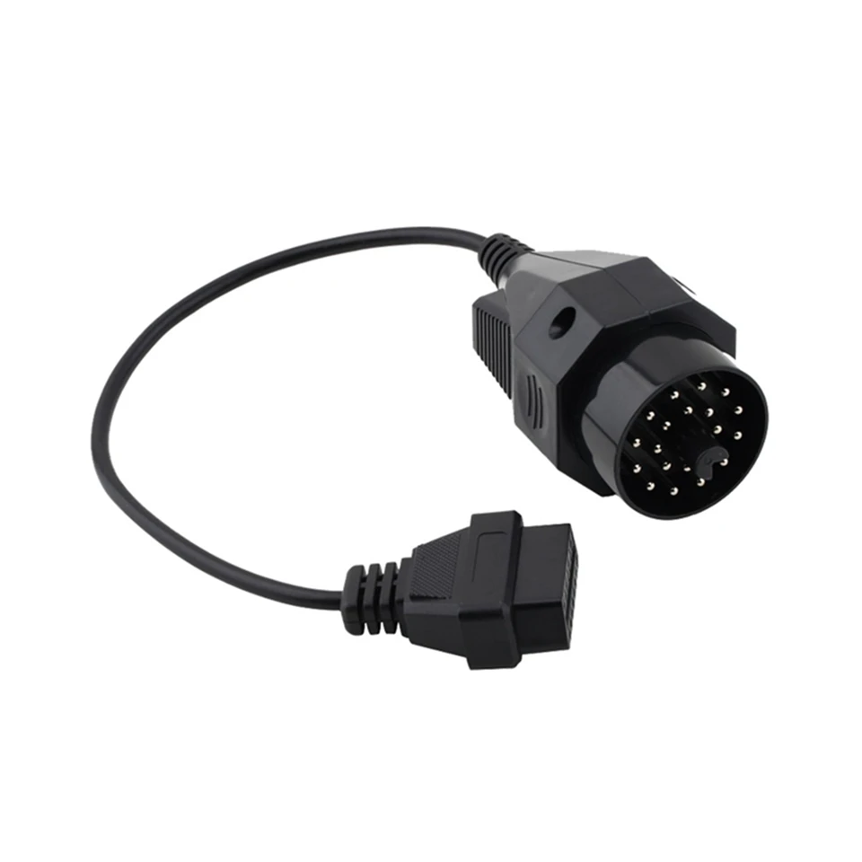 Высококачественный разъем e36 e39 X5 Z3 для BMW 20pin OBD II адаптер 20 pin к OBD2 16 PIN Бесплатная