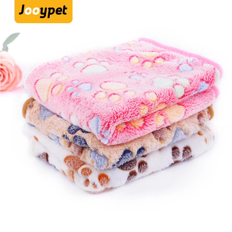 JOOYPET собака кошка кровать коврик для ног с принтом мягкий теплый спальный матрас