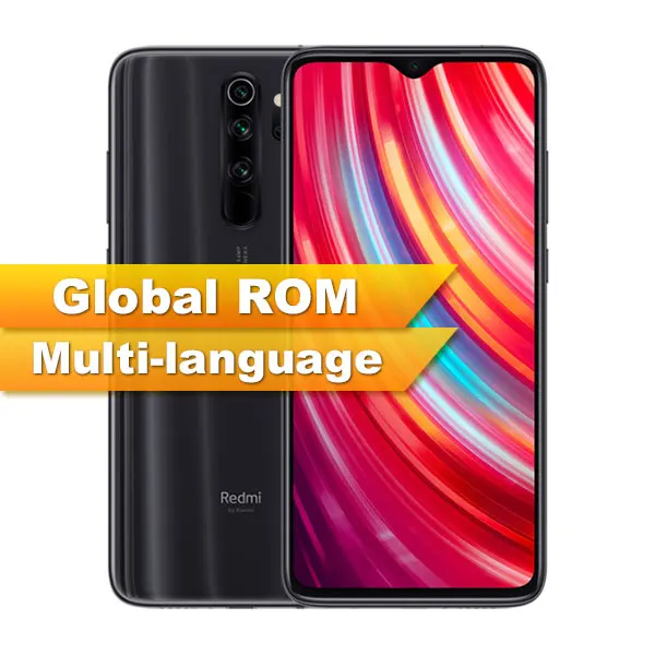 Global ROM Grey Смартфон Xiaomi Redmi Note 8 Pro с глобальной прошивкой, 6 ГБ, 64 ГБ, Восьмиядерный процессор MTK Helio G90T, 64 мп, камера заднего вида, 4500 мА/ч, 2340x1080 - Цвет: Global ROM Grey