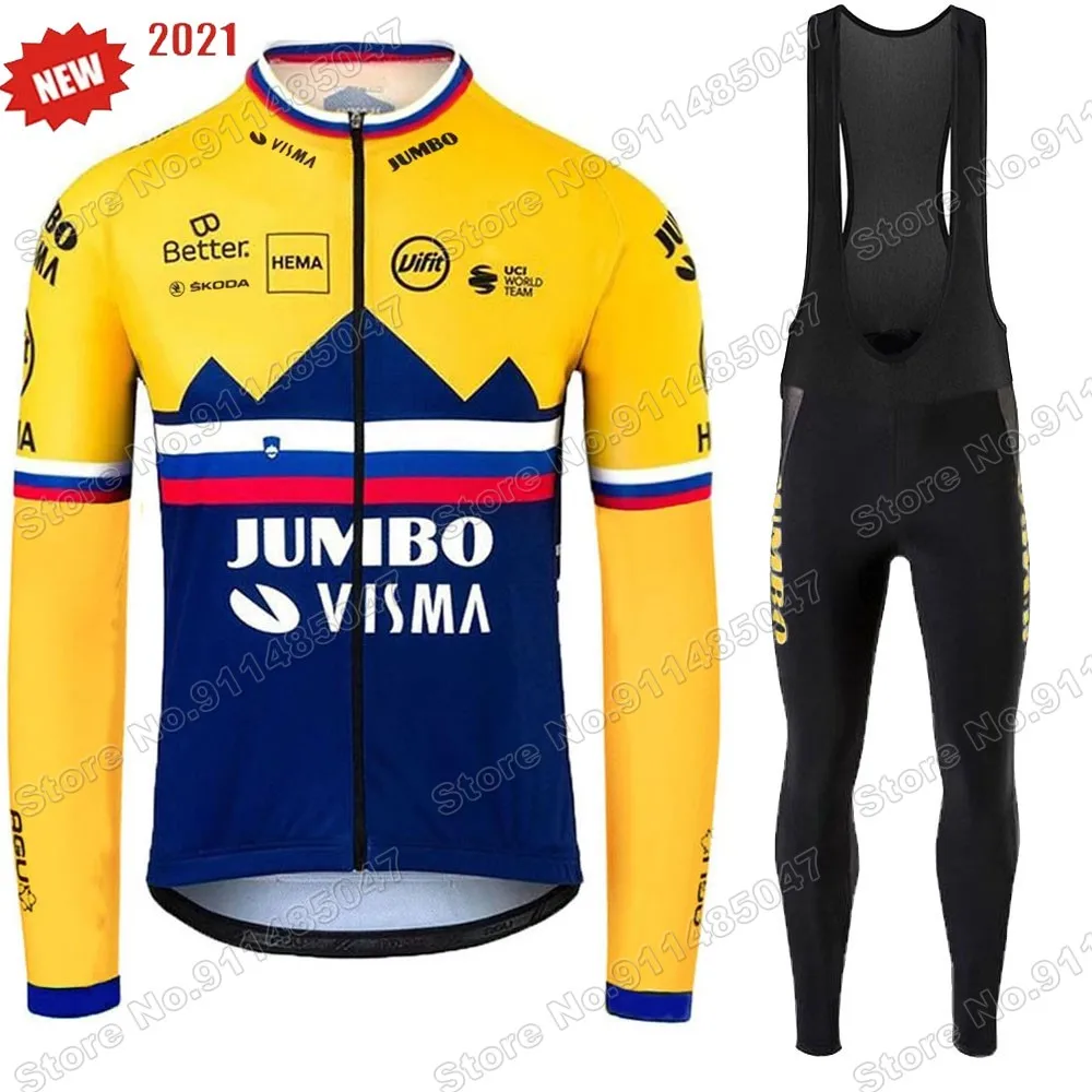 Коллекция 2021 года Jumbo Visma Словения Чемпион Roglic летний комплект одежды из Джерси