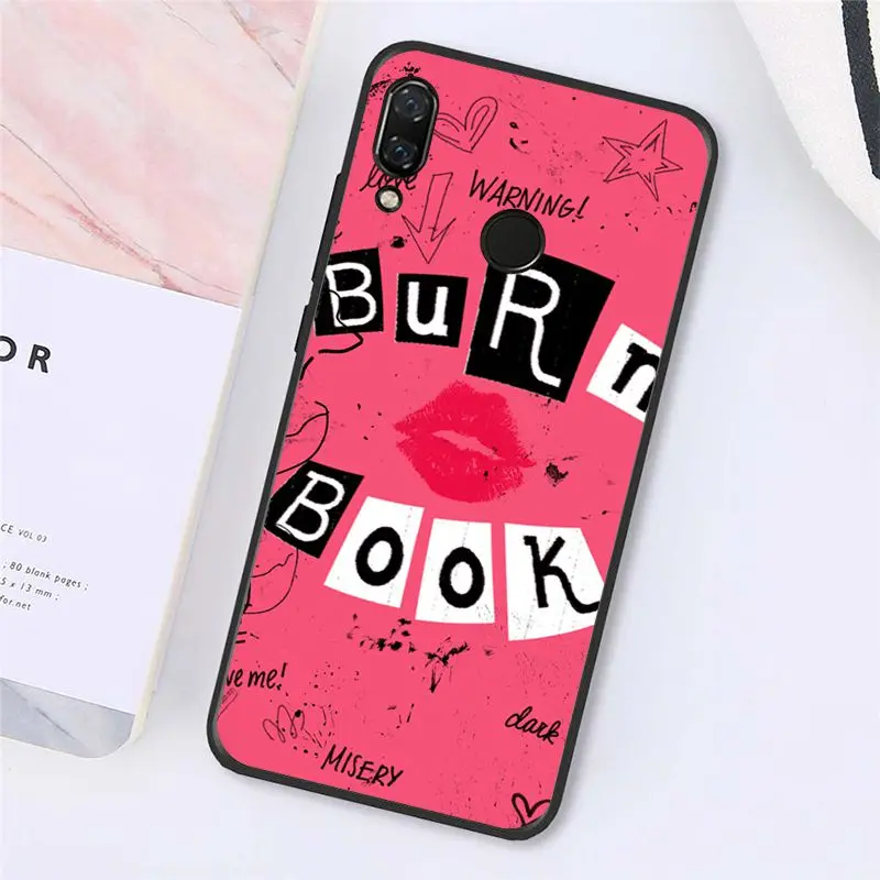 Чехол для телефона MaiYaCa Burn Book Mean Girls Kiss Hot Fashion Xiaomi Redmi8 4X 6A 9 8A note pro 5Plus Note4 5 7 Note8Pro |