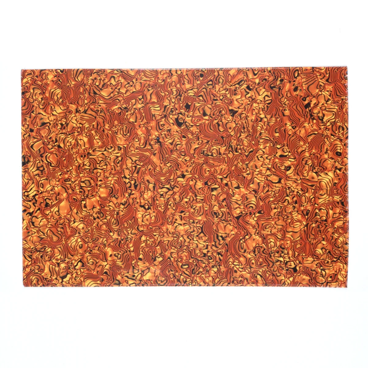 

Musiclily 435x290 мм накладки заготовки Материал для электрогитары бас царапина лист на заказ, 4Ply Shell Тигр пятно