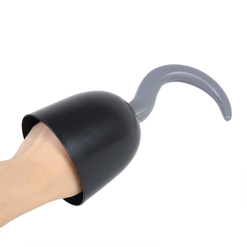 

1pc Pirate Hook Child Plastic Toy Halloween Decor Masquerade Captain Pirate Hook Cosplay Pirate Weapon Halloween Party Supplies