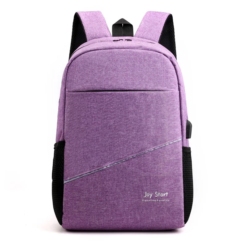 

Men's backpack USB charging computer bag student bag