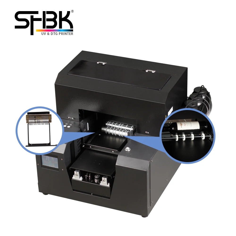 Автоматический УФ принтер A4 акрил дерево стекло металл струйный с чехол для