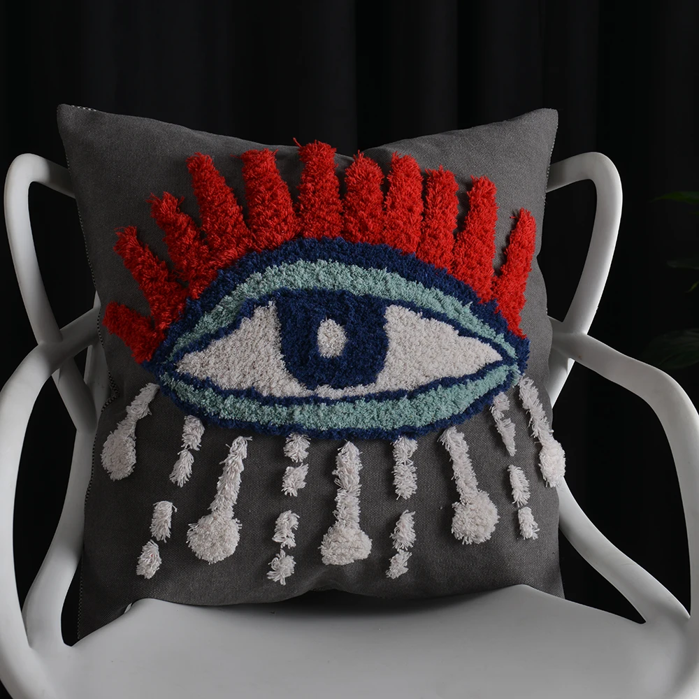 Чехол для подушки в стиле бохо ручной работы скандинавском наволочка Хлопковый