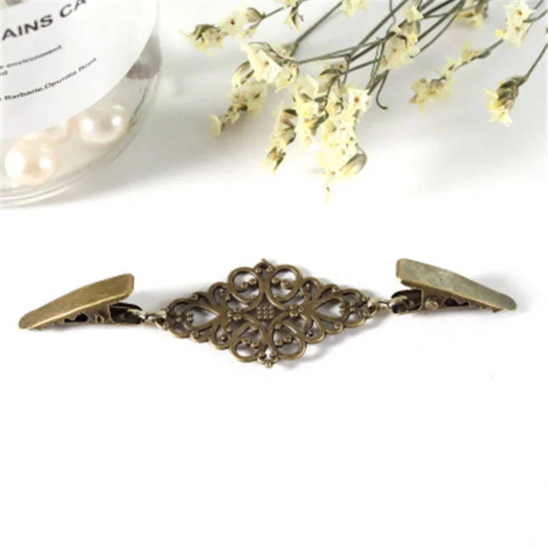 Ретро одежда клип покрытие аксессуары из сплава кардиган без свитер с пряжкой