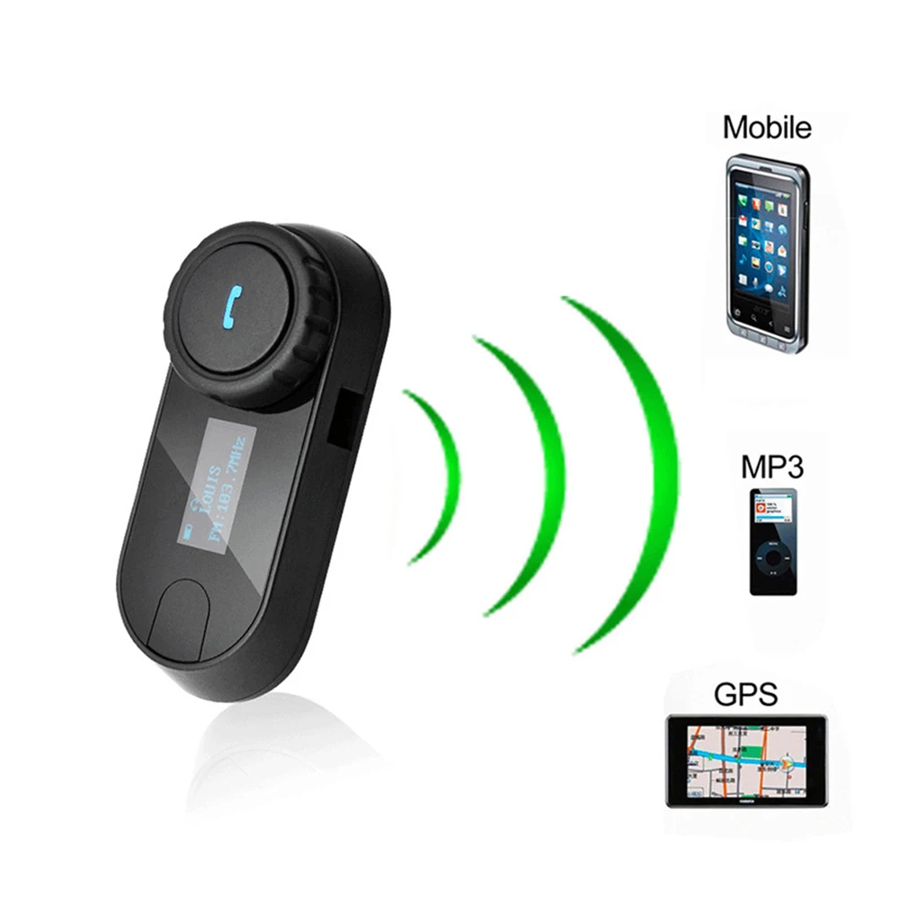 FREEDCONN Водонепроницаемая мотоциклетная гарнитура для шлема 2 человека