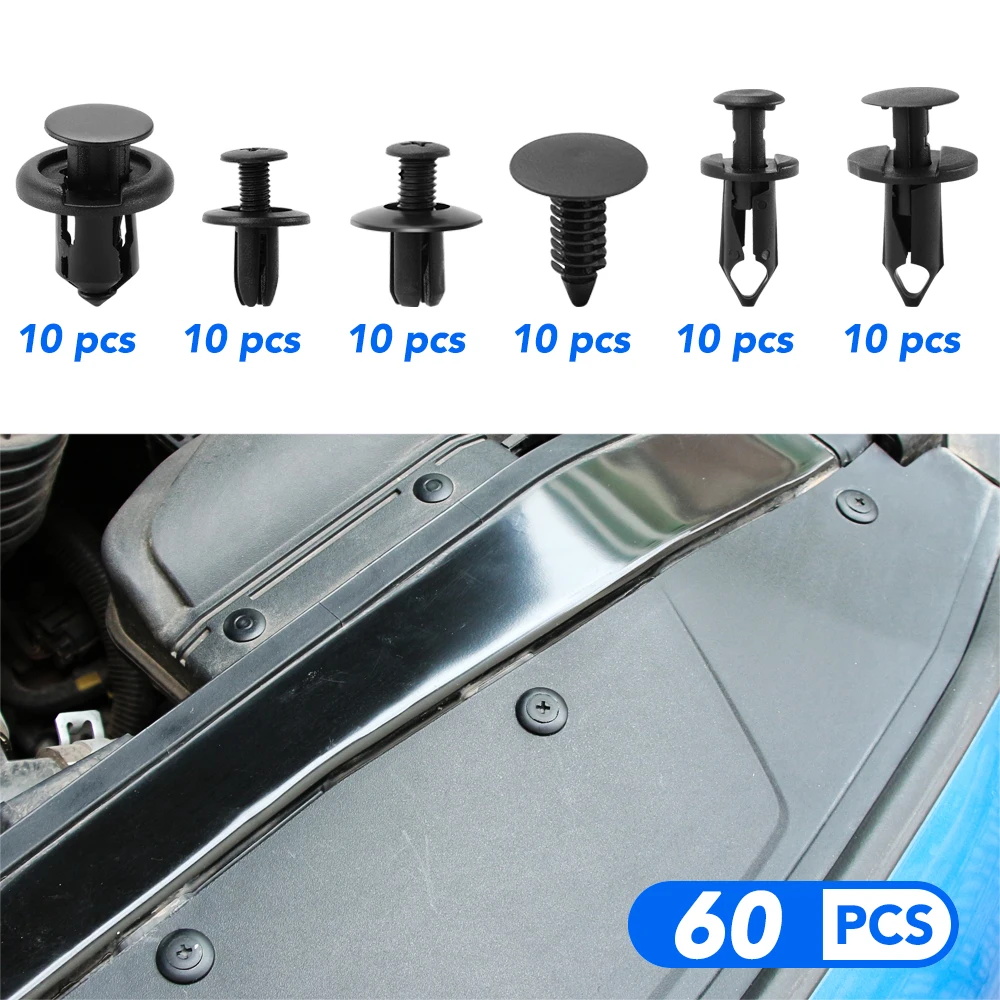 Разнообразные фиксаторы для автомобильных дверей бампера крыла заклепки клипсы