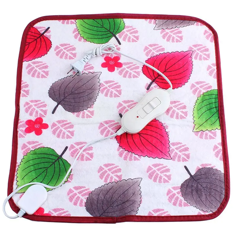 

40*40cm 20W Dog Cat Winter Electric Heat Pad Home Office Chair Heated Temperature Adjustable Pet Bed Blanket Puppy Kitten Bunny