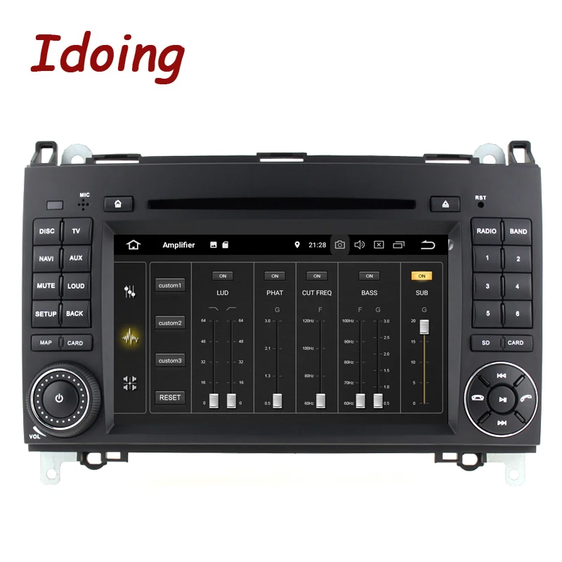 Idoing7 &quotАвтомобильный радиоплеер на Android 9 0 4 Гб + 64 ГБ 8 ядер 2Din для MercedesBenz класса A и