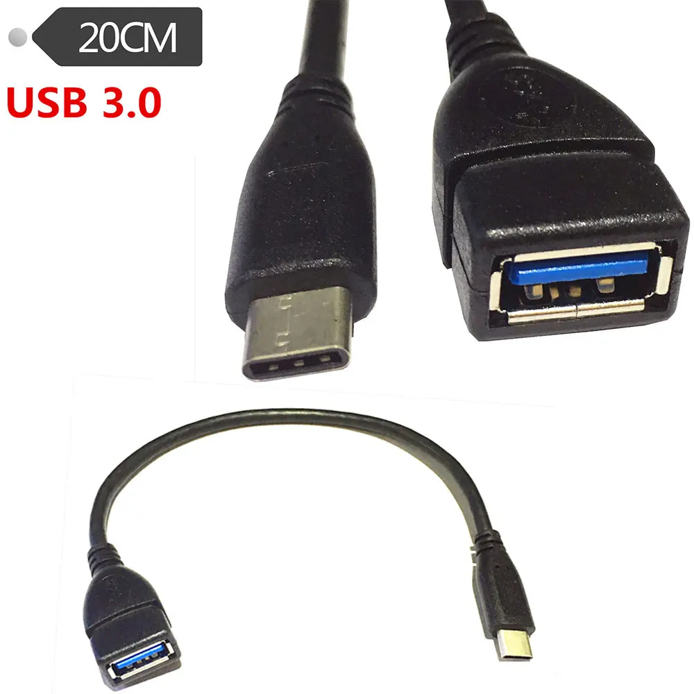 25 см USB 3 1 Type C Male To 0 A Female Angled OTG кабель для синхронизации данных и зарядки ноутбуков