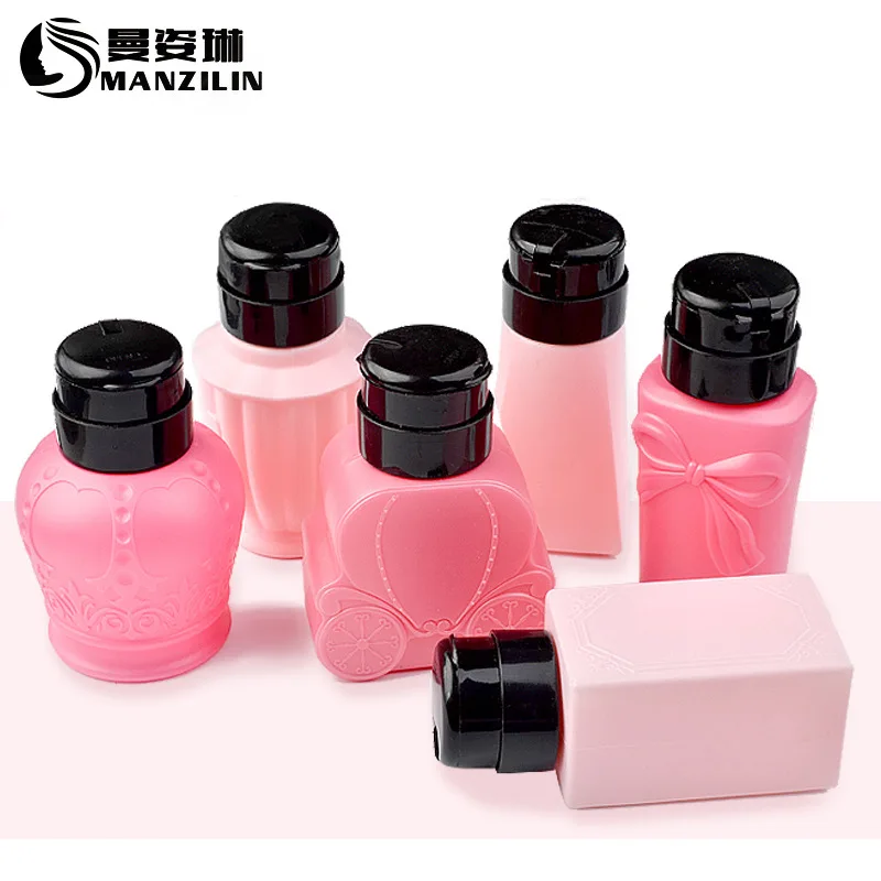 Принадлежности для маникюра бутылка снятия лака ногтей акриловая спирта