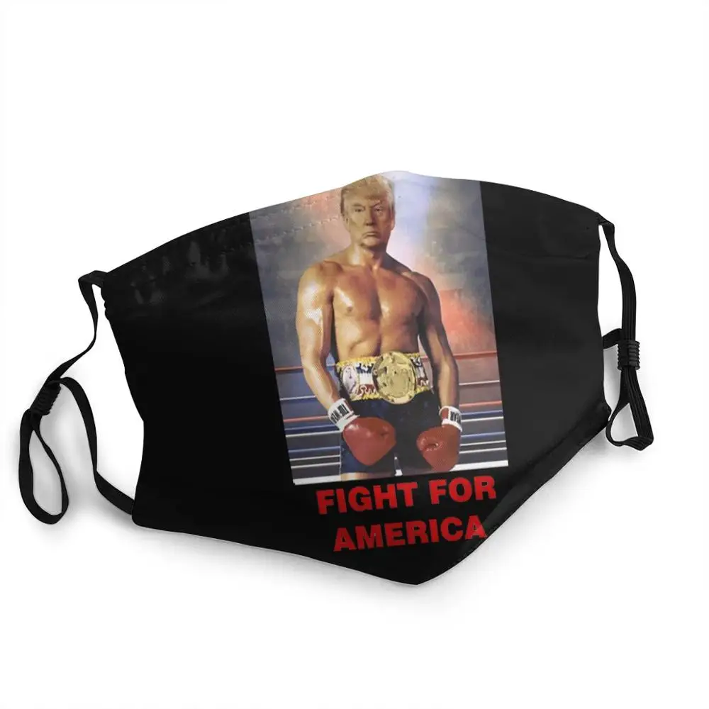 

Дональд Трамп борьба за Американский DIY mondmasker васбаар многоразовая маска для лица детская маска pm2.5 Забавный паттем печать гримаса призрак