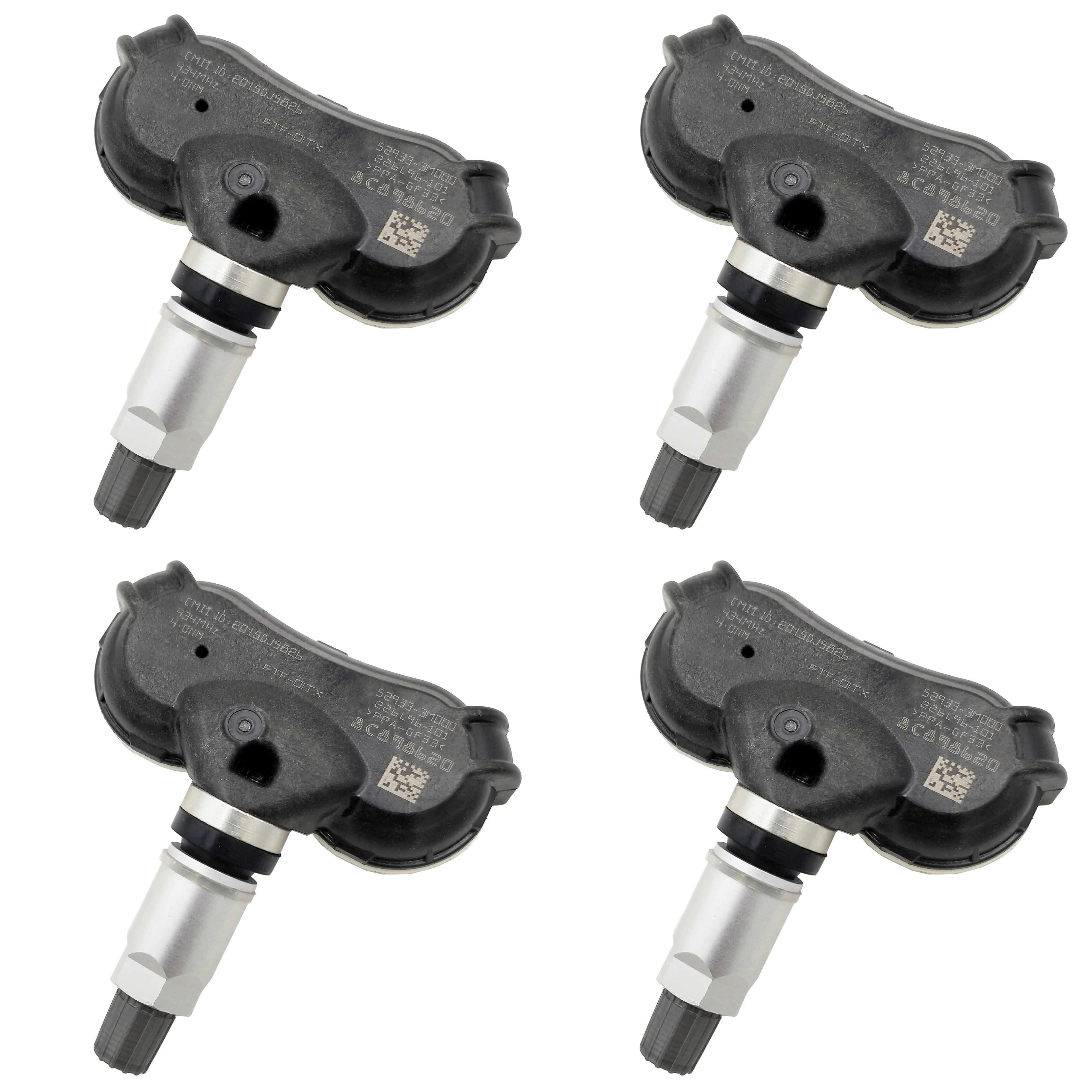 4 шт. TPMS датчик давления в шинах монитор для KIA Mohave 09/2014 12/2017 Rio 07/2015 Sportage 01/2014 15 52933 3M000