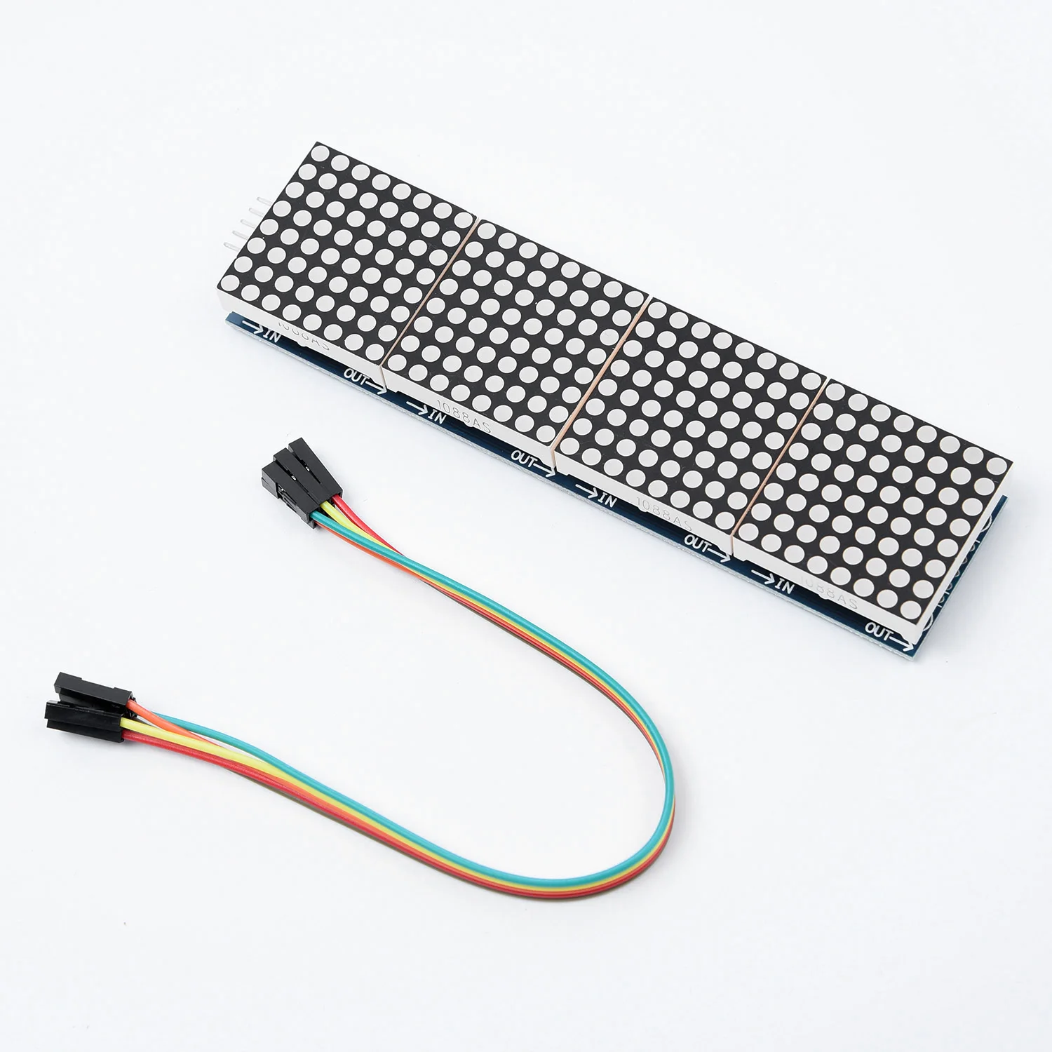 MAX7219 дисплей микроконтроллер линии один модуль для Arduino 8x8 матрицы точек |