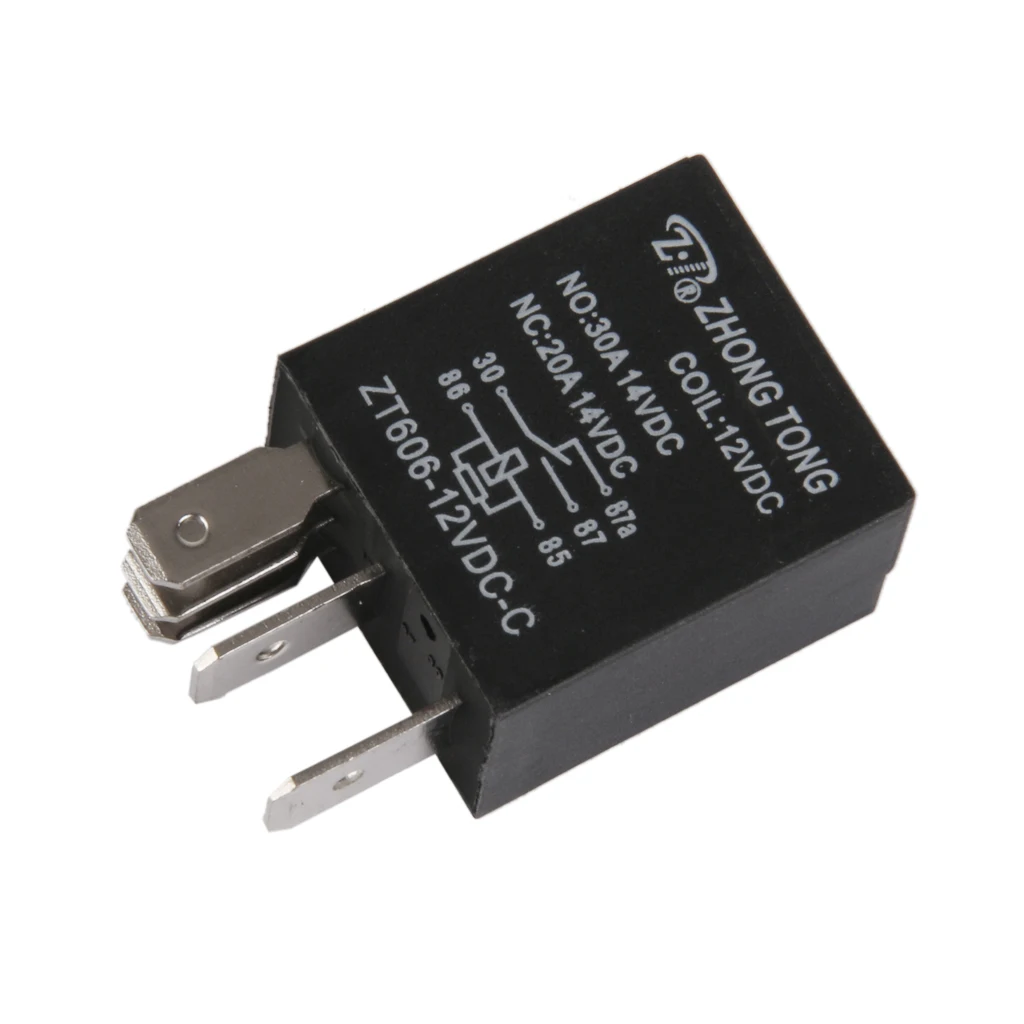 

Auto Car Truck Vehicle Automotive DC 12V 20A/30A SPDT Relay Relays 5 Pin 5P
