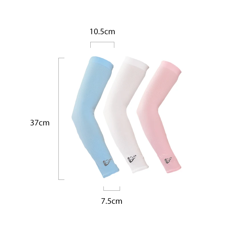 Ледяная шелковая ткань для велоспорта рукава рук волейбол бег гольф защита от