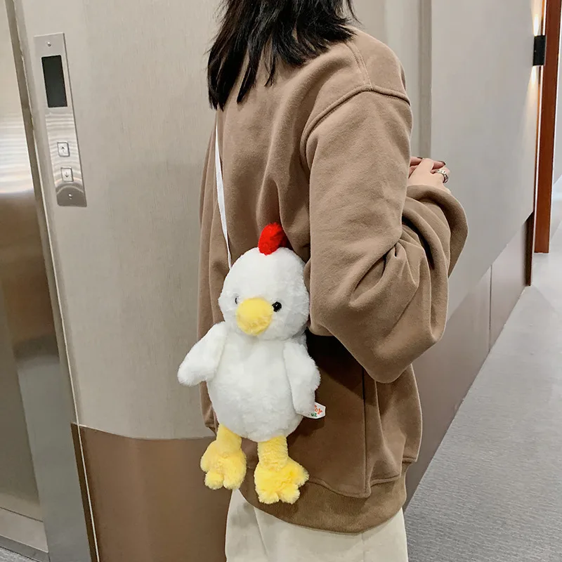 

2020 New Women Winter Fur Shoulder Bag Handbag lady chick Plush print Handbag Female Party Small Girls Christmas Gift