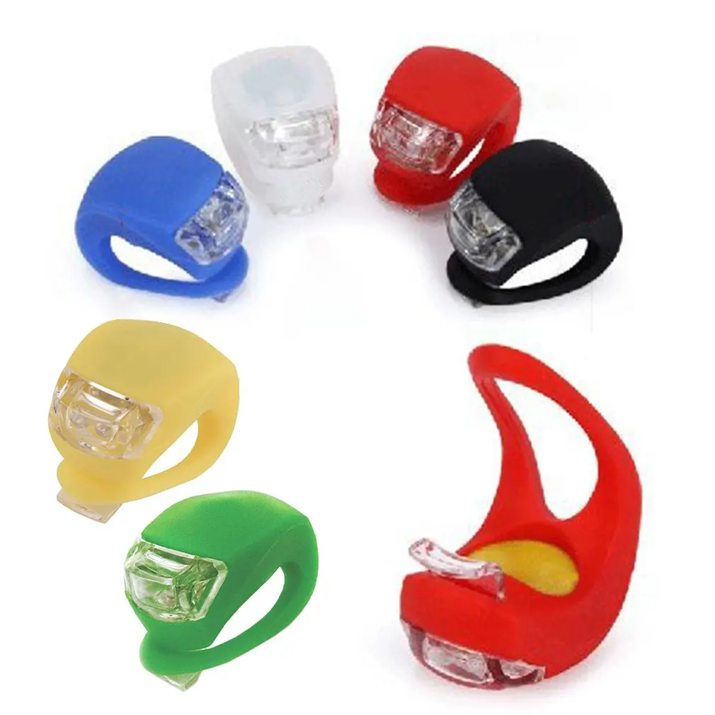 Bright Silicone LED Cycling Lamp Waterproof Bike Front Light