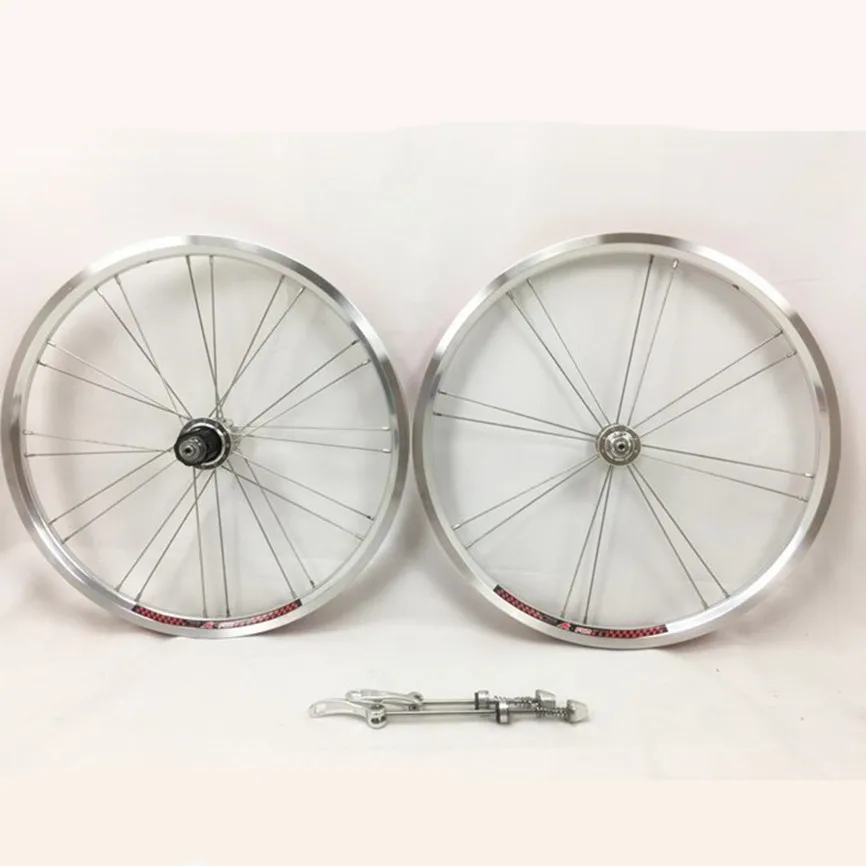 

Litepro K-FUN 20inch 406 Wheels Folding Bike Wheelset V Brake Rim Four Sealed Bearings 11Speed Wheel Set SP8 P8 P18 For Fnhon