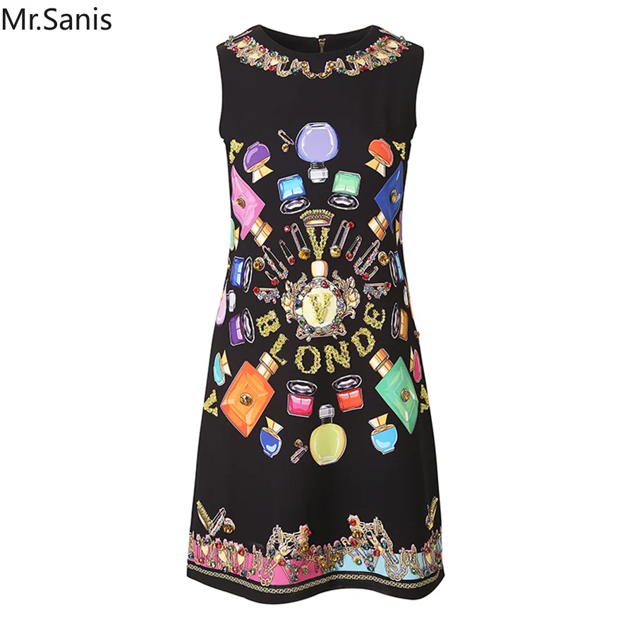 Sanis дизайнерское платье для подиума женское 2019 летнее высокое качество без