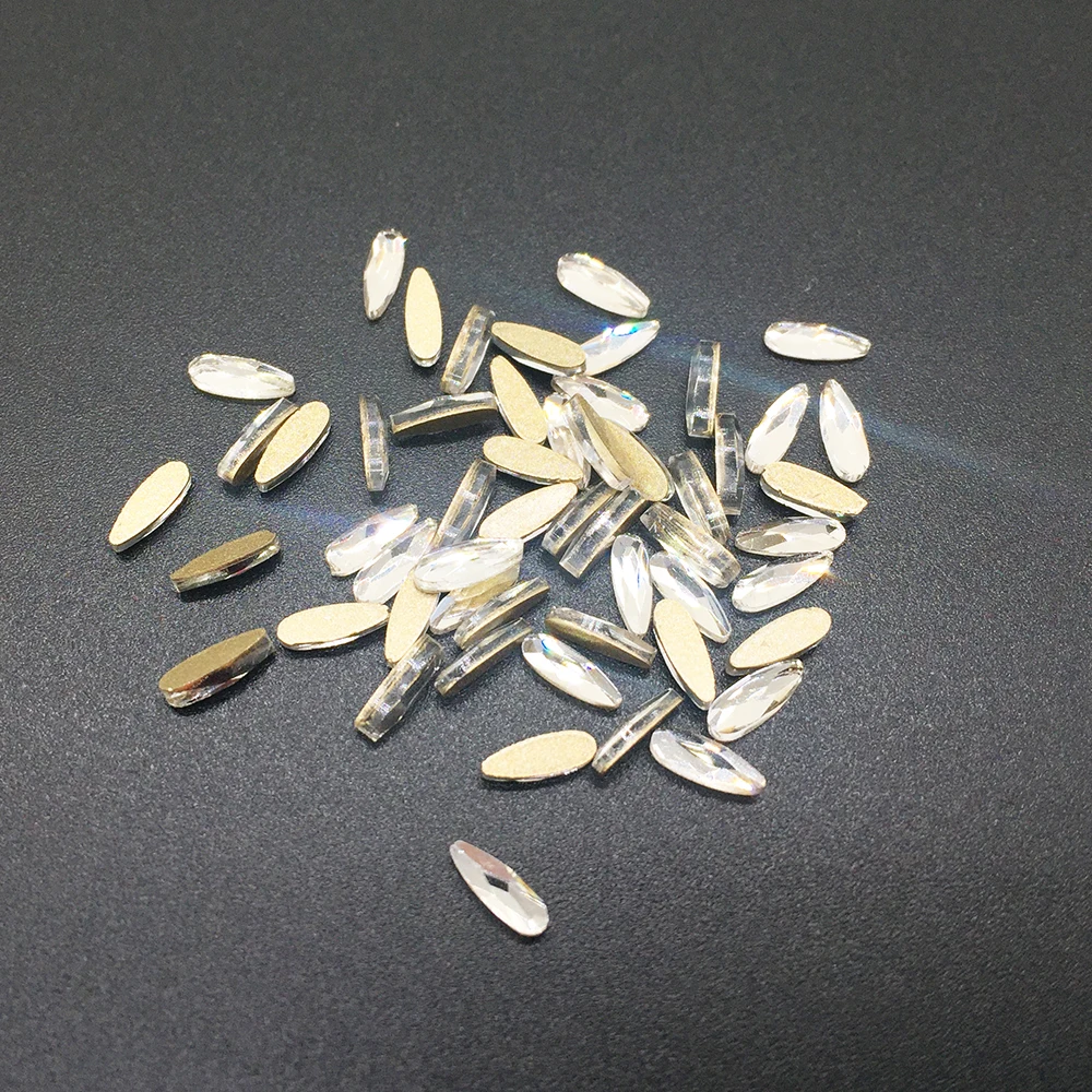 Блестящие акриловые алмазные накладки стразы 3D дизайн ногтей декоративные