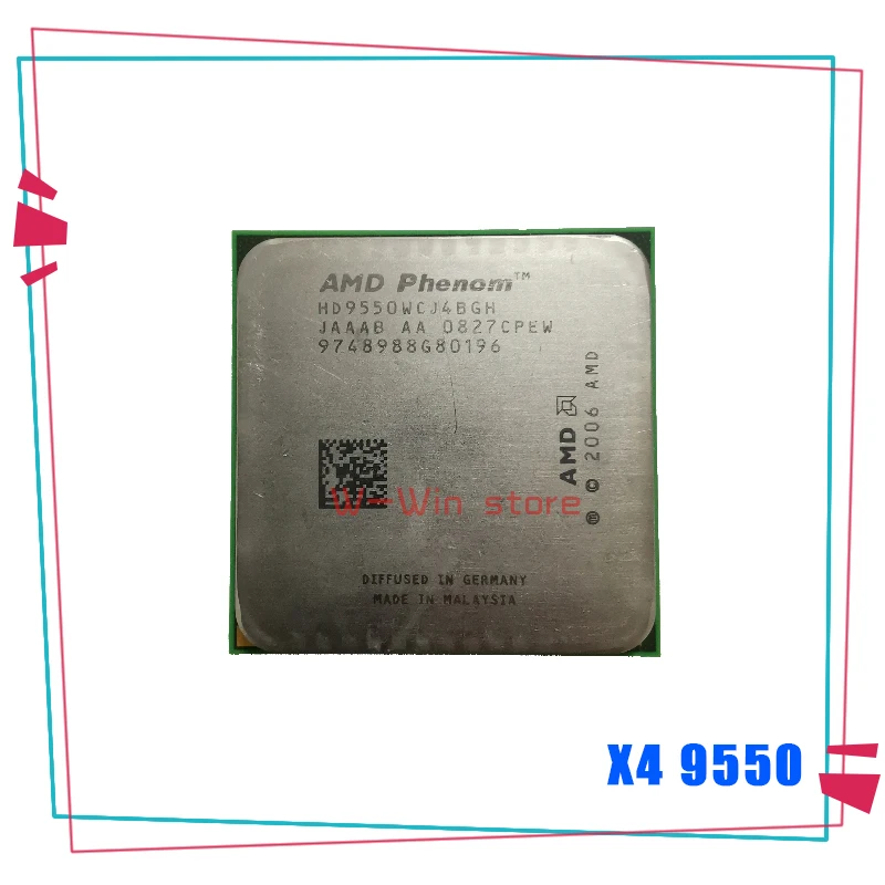 Четырехъядерный процессор AMD Phenom X4 9550 2 ГГц HD9550WCJ4BGH Разъем AM2 +|Процессоры| |