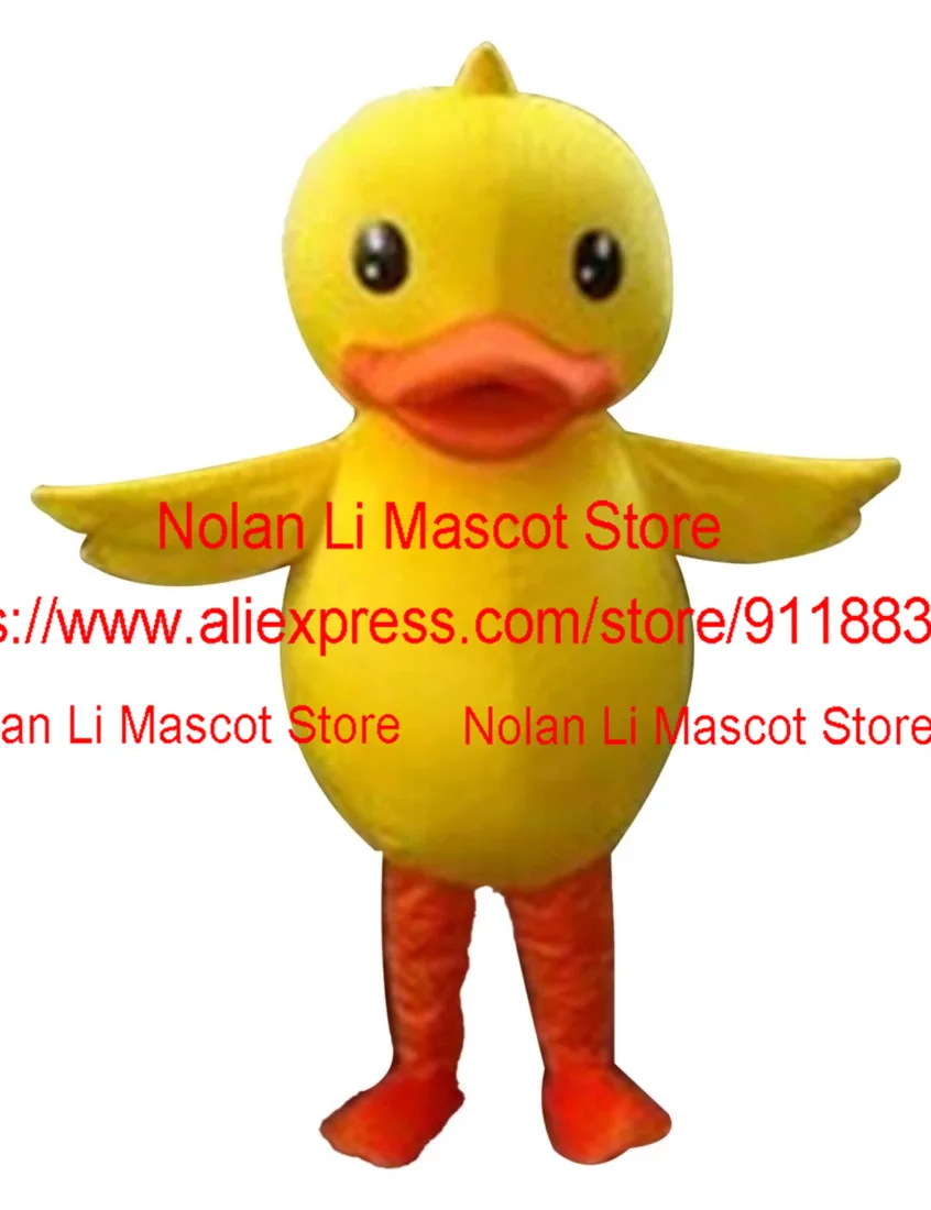 Прямая продажа с фабрики костюм-талисман желтой утки мультяшный аниме косплей